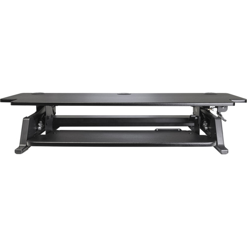 Hubbell SSW42 Poste de travail assis-debout Goya, Mod&egrave;le de bureau, 20" h x 42" la x 16" p, Noir