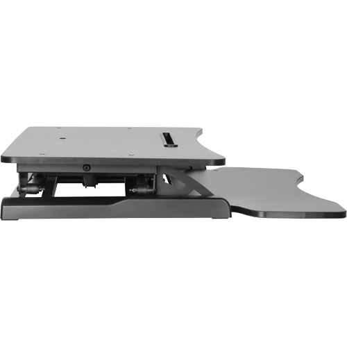 Hudson SSW06 Goya Sit-Stand Workstation, Desktop Unit, 22" H x 31-1/2" W x 24" D, Black