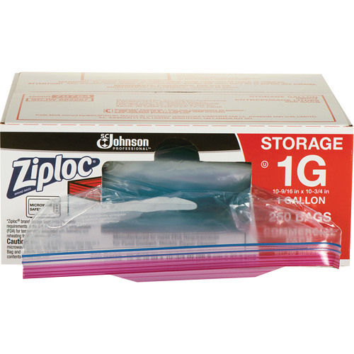 SC Johnson Professional 10019800707641 Sacs d'entreposage alimentaire &agrave; double fermeture &agrave; glissi&egrave;re de Ziploc
