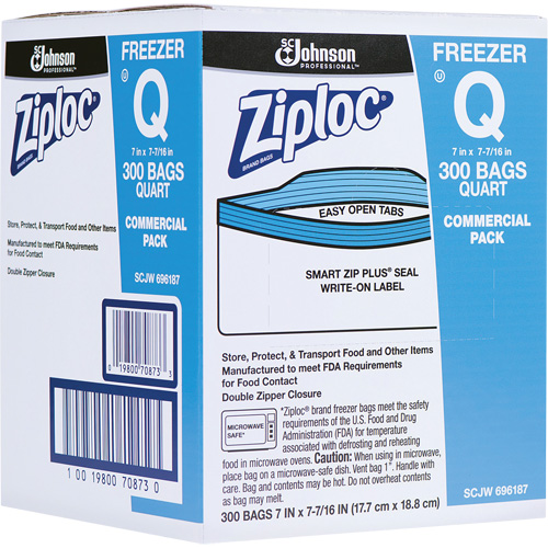 SC Johnson Professional 10019800708730 Ziploc&reg; Freezer Bags