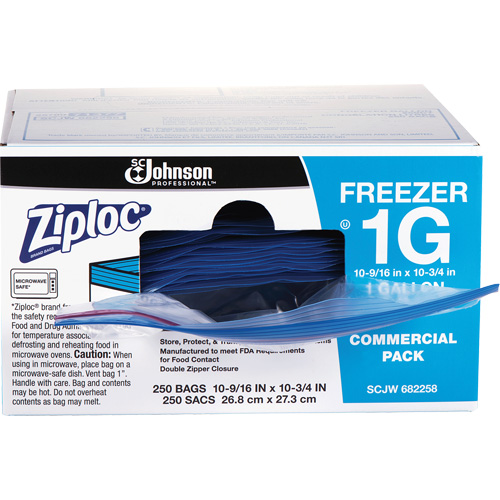 SC Johnson Professional 10025700713774 Ziploc&reg; Freezer Bags