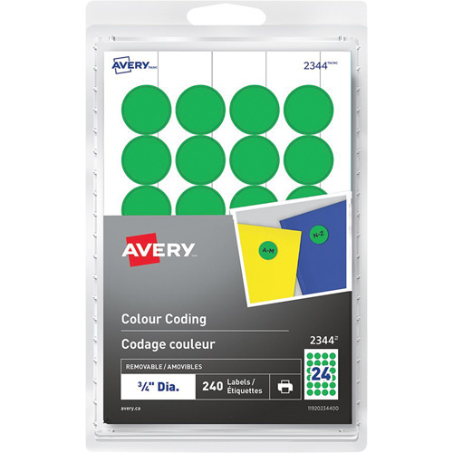 Avery Dennison 596692 &eacute;tiquettes d'identification et de codage