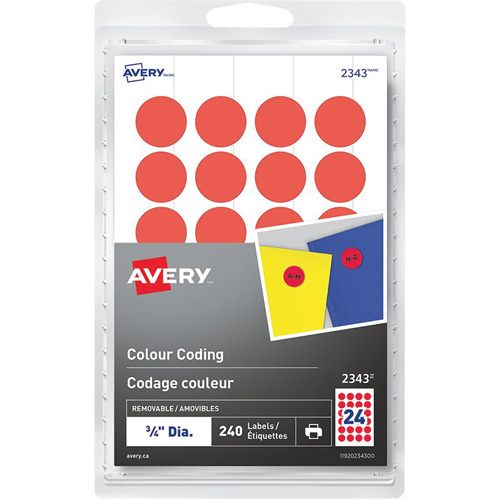 Avery Dennison 594655 Identification & Coding Labels