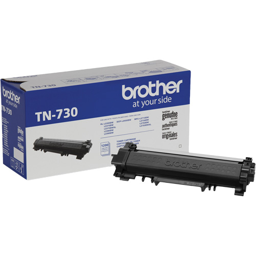 Brother TN730 Mono Laser Toner Cartridge, New, Black