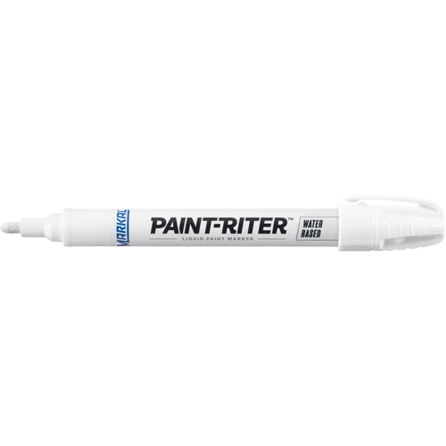 Markal 97400 Paint-Riter Water-Based Paint Marker, Liquid, White