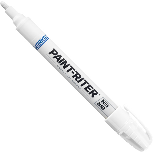 Markal 97400 Paint-Riter Water-Based Paint Marker, Liquid, White