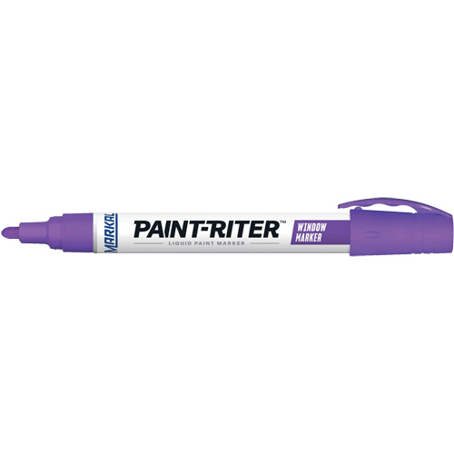 Markal 097455 Marqueur de peinture pour vitres Paint-Riter+, Liquide, Mauve