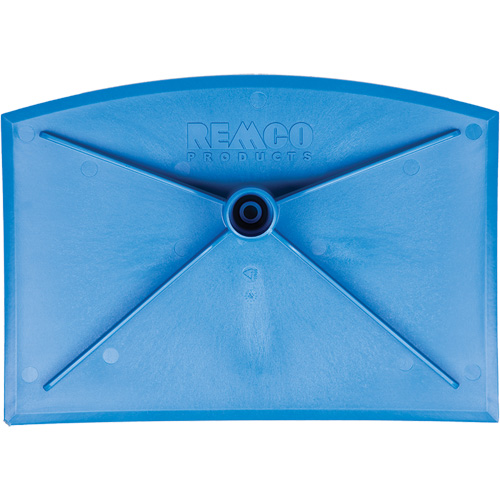 Vikan 29003 Food Hoe Head, Blue, 8" W x 11-1/4" L