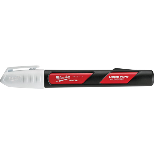 Milwaukee 48-22-3711 Inkzall Paint Markers, Liquid, White