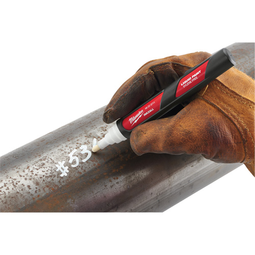Milwaukee 48-22-3711 Inkzall Paint Markers, Liquid, White