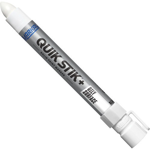 Markal 28880 Quik Stik&reg;+ Oily Surface Paint Marker, Solid Stick, White