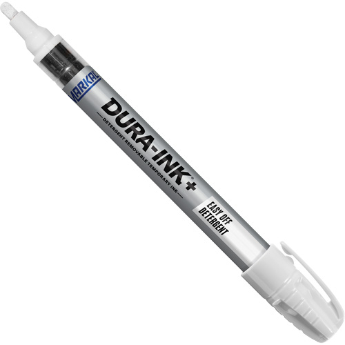 Steel Marker Solid Marker White Markal 96320 Dura-Ink+ Easy Off
