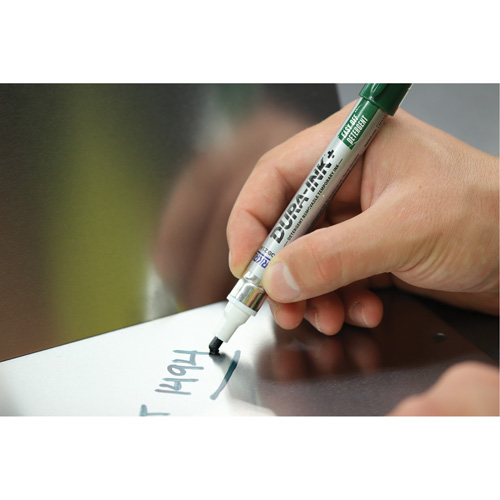 Markal 096326 Marqueur de peinture d&eacute;tergent Dura-Ink+ Easy Off, B&acirc;ton plein, Vert