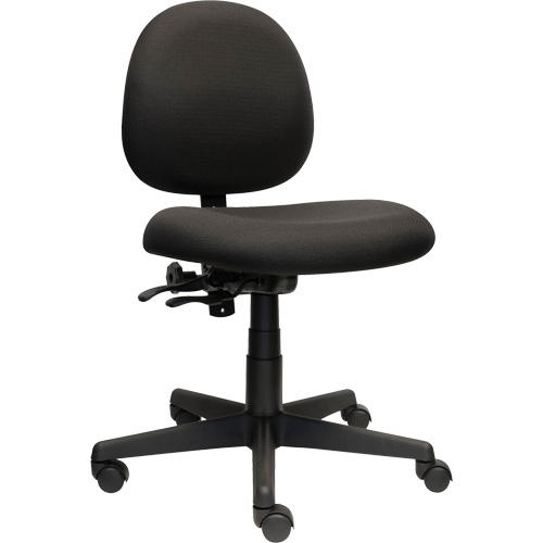 Ideal 730-14-LK902 Aspen Low Back Posture Task Chair, Fabric, Black, 275 lbs. Capacity