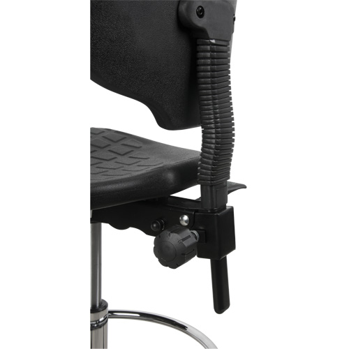 KLETON OR330 Tabouret robuste et ergonomique, Mobile, Ajustable Hauteur, Capacit&eacute; 250 lb