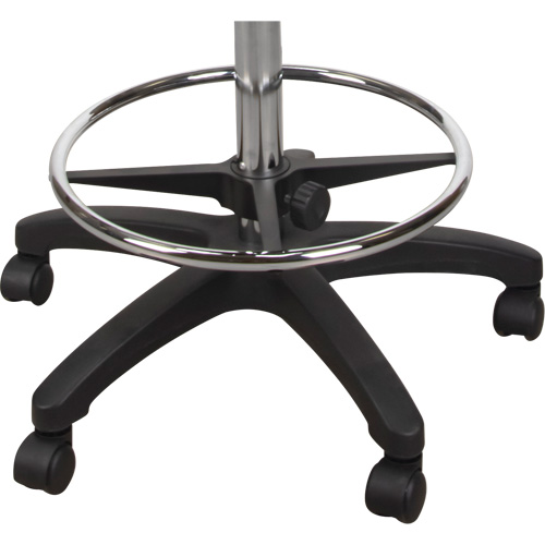 KLETON OR330 Tabouret robuste et ergonomique, Mobile, Ajustable Hauteur, Capacit&eacute; 250 lb