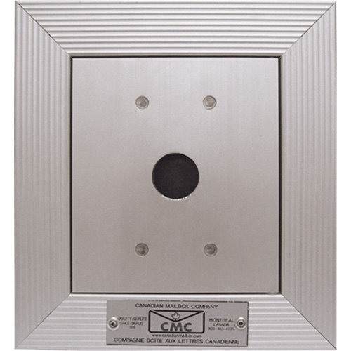 Canadian Mailbox Company 172 RECESSED Full-Recessed Key Keeper Box, Wall -Mounted, 4-9/16" x 4", Aluminum