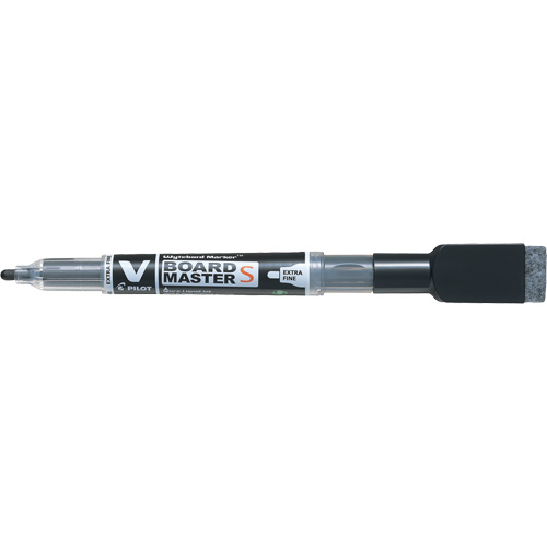 Pilot BG-WBME-VSEF-BK Vboard Master S White Board Marker with Eraser