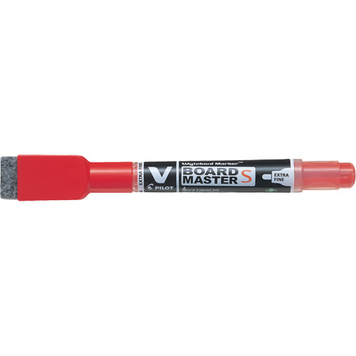 Pilot BG-WBME-VSEF-RD Vboard Master S White Board Marker with Eraser