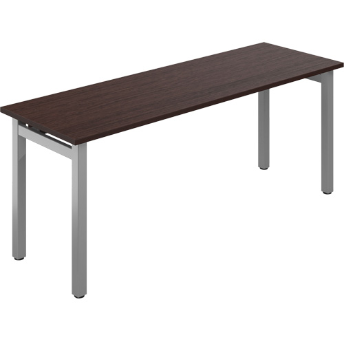 Offices To Go NL7230DHL DES TN Newland Table Desk, 29-7/10" L x 72" W x 29-3/5" H, Dark Brown