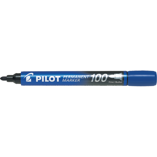 Pilot SCA-100-BE Series 100 Permanent Marker, Bullet, Blue