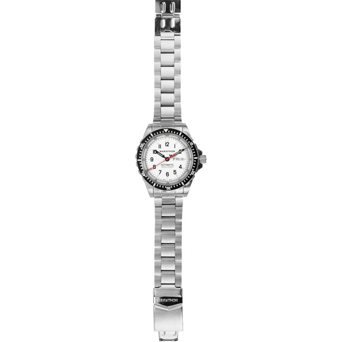 Marathon WW194021SS-0509 Arctic Edition Jumbo Day/Date Automatic with Stainless Steel Bracelet, Digital, Battery Operated, 46 mm, Silver