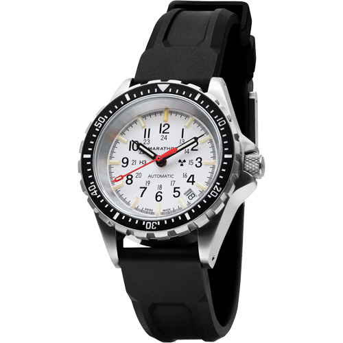 Marathon WW194026SS-0530 Arctic Edition Medium Diver's Automatic, Digital, Battery Operated, 36 mm, Black