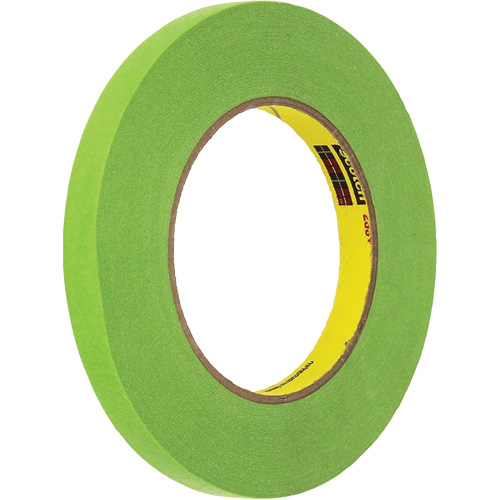 3M 7000048803 Scotch&reg; Performance Masking Tape 233+, 12 mm (1/2") x 55 m (180'), Green