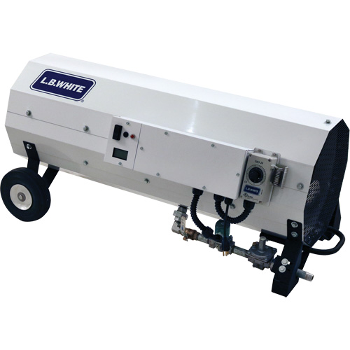 L.B. White BOSS 400DF Boss 400DF Direct-Fired Portable Heater, Radiant Heat, Natural Gas, 400000 BTU/H