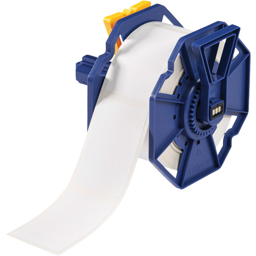 Brady J-260-2569 Low-Halide Multi-Purpose Labels, Polyester, 2.17" L x 3.35" H, White
