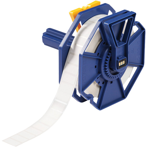 Brady J-59-2475 UL Approved Permanent Adhesive Labels, Polyester, 1" L x 0.5" H, White
