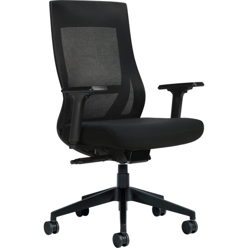 Offices To Go OTG11351AB High-Back Weight-Sensing Synchro-Tilter, Mesh, Black
