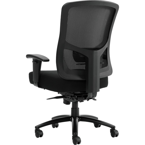 Offices To Go OTG10703B Raven 400 High-Back Heavy-Duty Synchro-Tilter, Mesh, Black, 400 lbs. Capacity