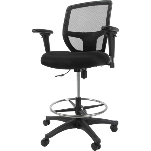 KLETON OR673 Tabouret de travail en maille, Mobile, Ajustable Hauteur, Capacit&eacute; 450 lb