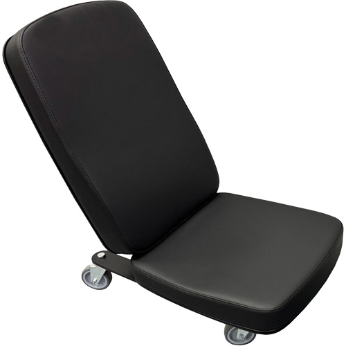 Synetik 508-00057 FLEX Mini Industrial Chair, Vinyl, Black, 280 lbs. Capacity