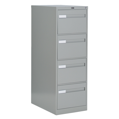 GLOBAL Vertical Filing with Recessed Drawer Handles, 4 Drawers