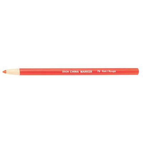  OTJ812 Dixon&reg; Red China Marker, Red