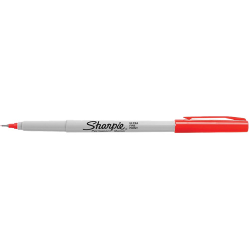 Sharpie 37002 Marqueur, Rouge, Pointe Ultra fin