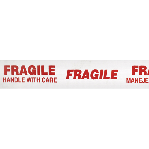 3M 3772-48X100 Ruban d'emballage Scotch 3771 avec message, Adh&eacute;sif Thermofusible, 2 mils, 48 mm (1-22/25") x 100 m (328')