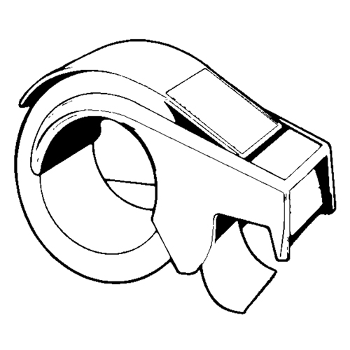 3M H-122 Hand Tape Dispenser, Standard Duty, Fits Tape Width Of 50.8 mm (2")