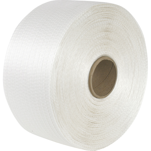 Cordex 40W Woven Cord Strapping, Polyester Cord, 1/2" W x 3900' L, Manual Grade