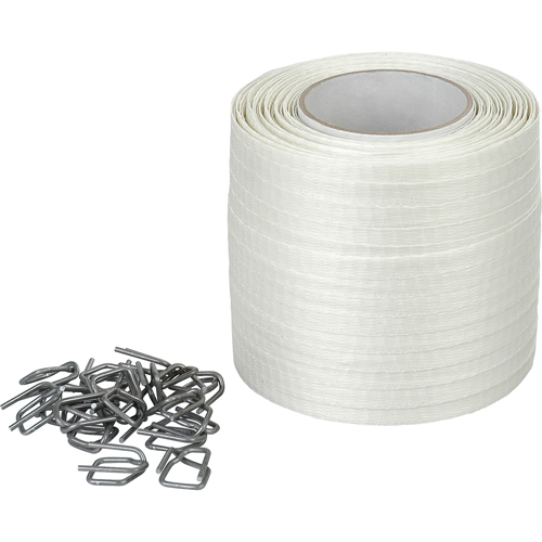Cordex 40W-HP Feuillard en cordon tiss&eacute;, Polyester, 1/2" la x 750' lo