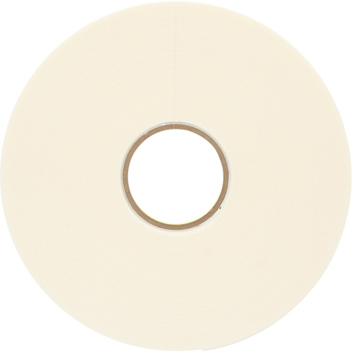 3M 4466W-1/2X36 Rubans 4466 en mousse de poly&eacute;thyl&egrave;ne &agrave; double rev&ecirc;tement, 12,7 mm (1/2") la, 62 mils, Poly&eacute;thyl&egrave;ne