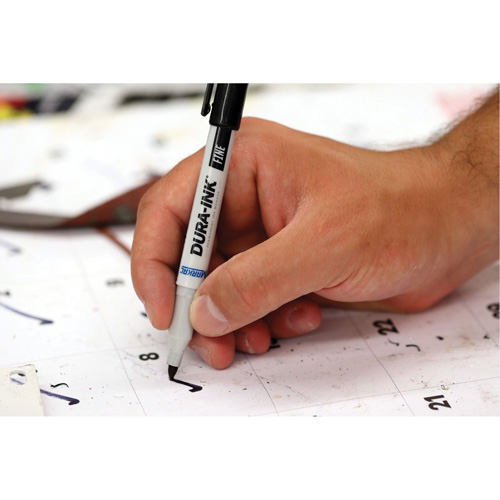 Markal 096023 Dura-Ink&reg; Markers - #15, Black, Fine Tip
