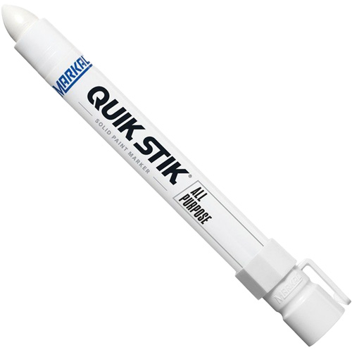 Markal 061051 Quik Stik&reg; Twist-Up Paint Markers, Solid Stick, White