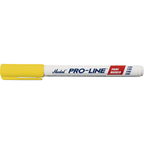 Markal 096872 Pro-Line&reg; Fine Line Markers, Liquid, Yellow