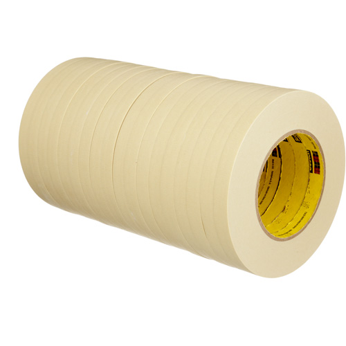3M 231-12X55 Scotch&reg; High Performance Masking Tape 231, 12 mm (1/2") x 55 m (180'), Beige