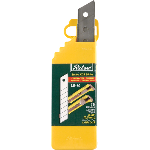 Richard LB-10 Replacement Blades, Snap-Off Style
