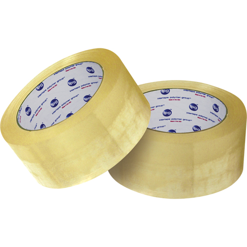 IPG F4318 Ruban d'emballage, Adh&eacute;sif Thermofusible, 2 mils, 48 mm (1-22/25") x 100 m (328')