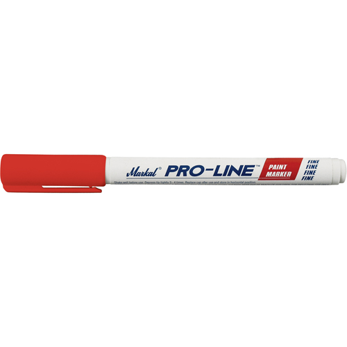Markal 096874 Marqueurs &agrave; peinture fins Pro-Line, Liquide, Rouge